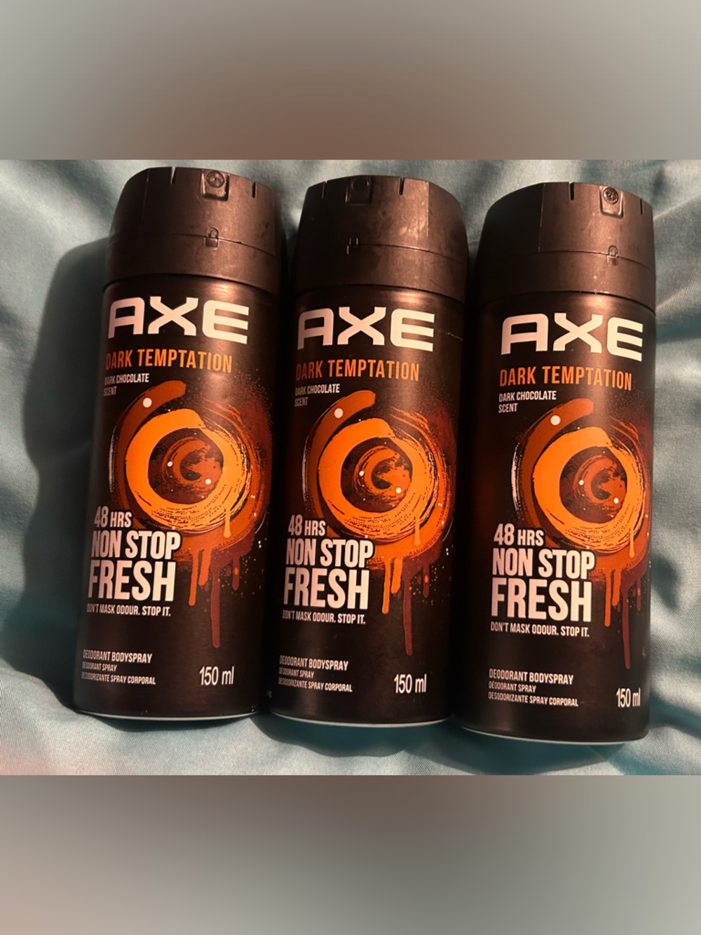 AXE Dark Temptation Deodorant Body Spray -Set of 3